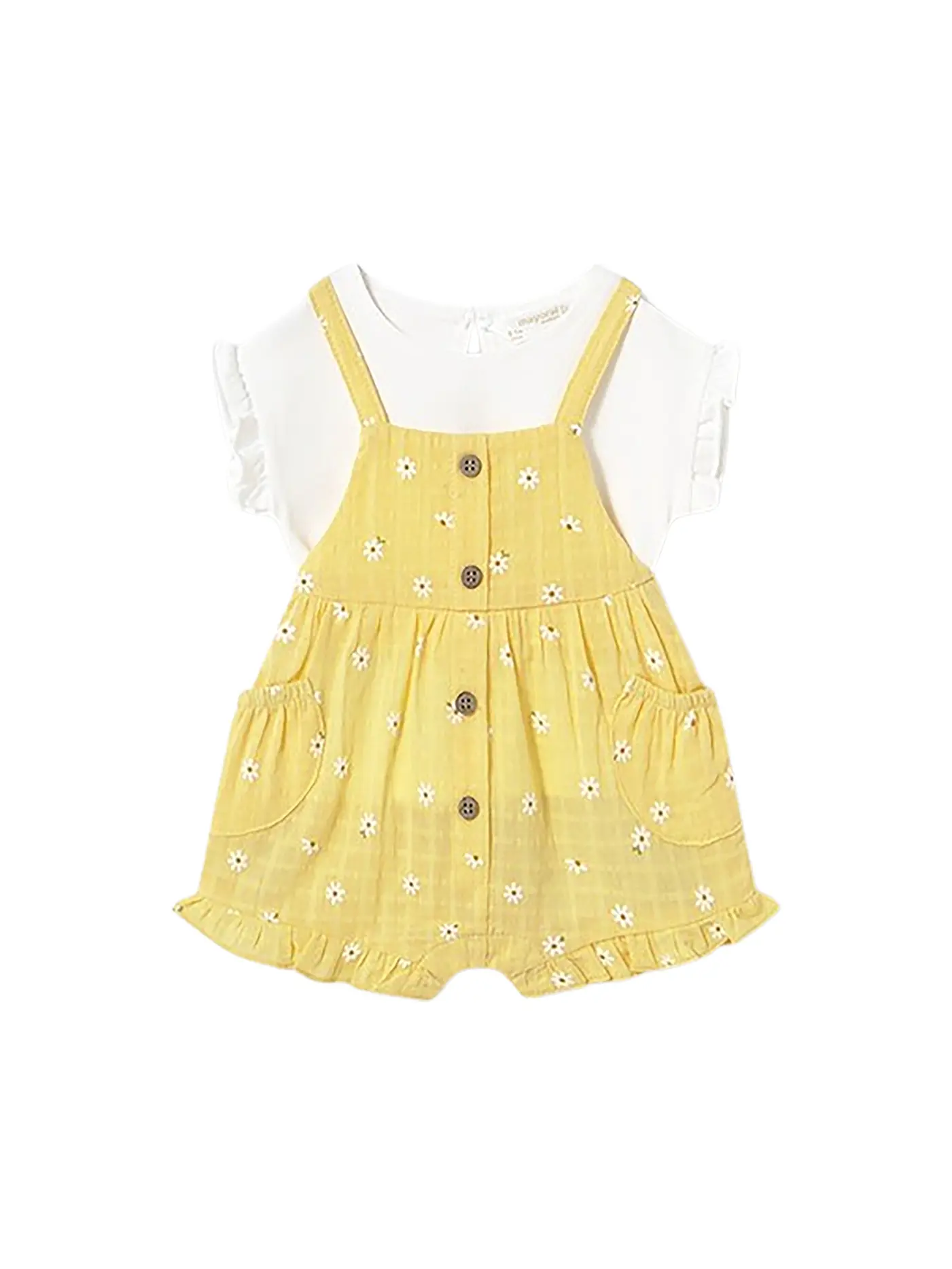 MAYORAL | Baby Set 2-teilig T-Shirt und Latzhose | 